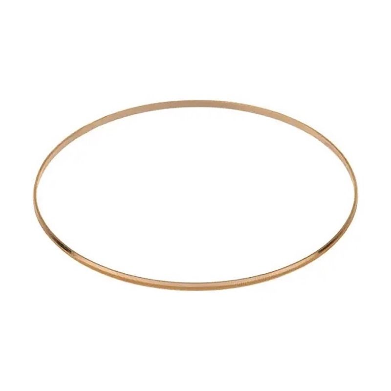 النگو طلا کم اجرت 18 عیار زنانه گالری طلای اشکان مدل آینه ای سایز 3